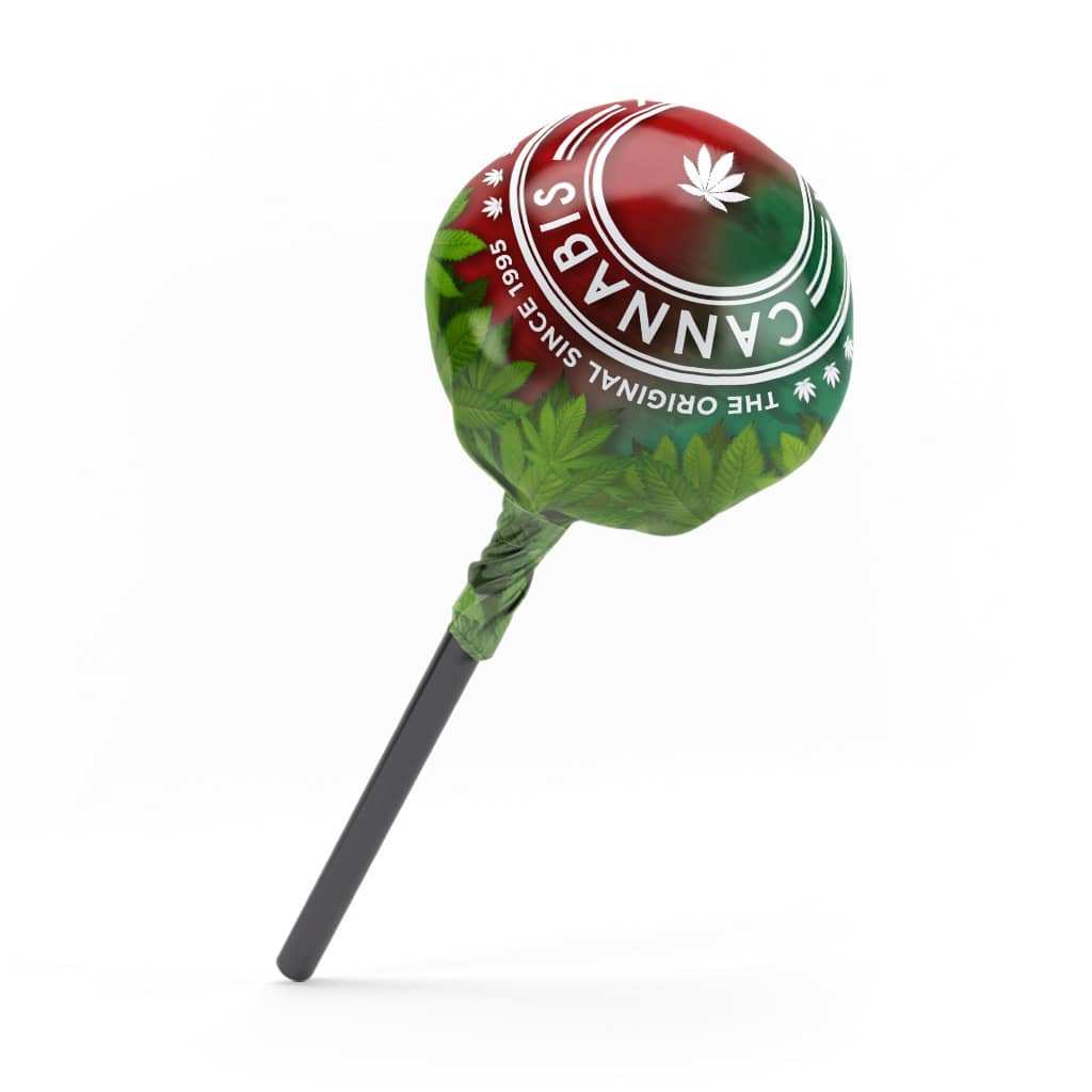 Sucette cannabis fraise - 10 pcs | MULTITRANCE