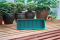 Plateau de jardin étroit vert sans trous