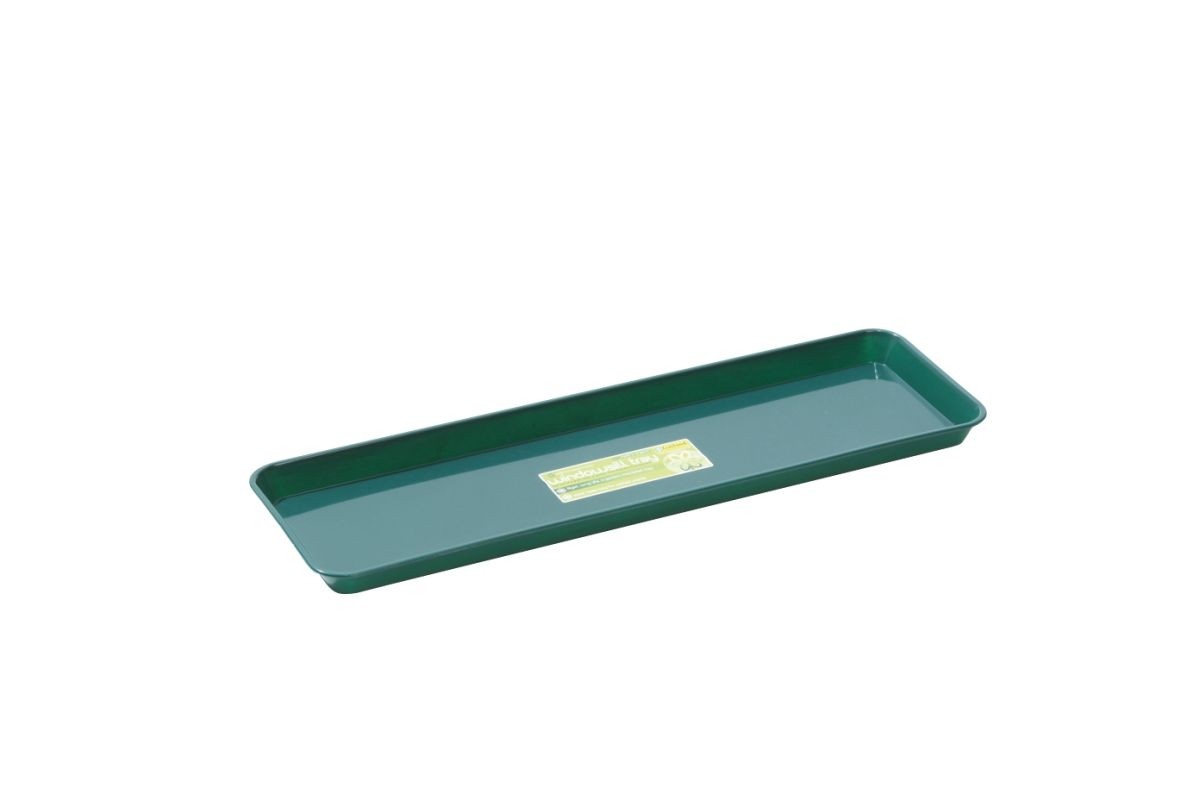 Petit plateau de rebord de fenêtre vert