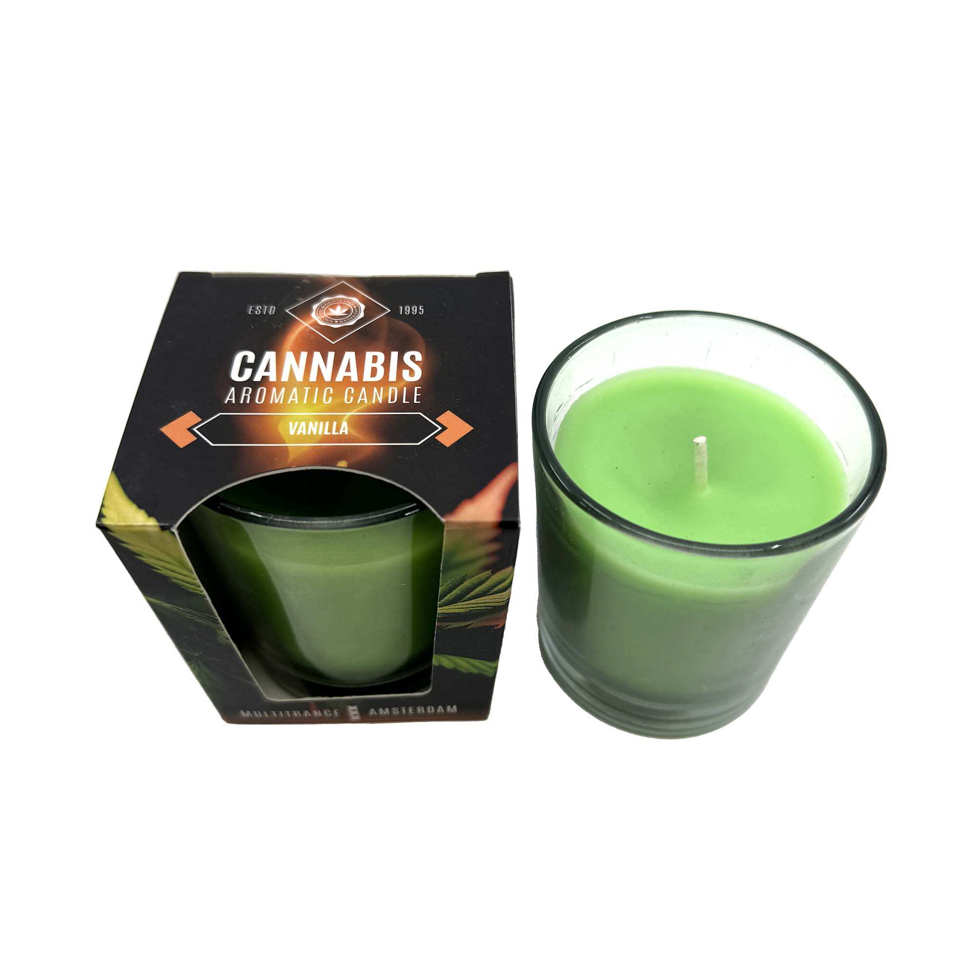 Bougie parfumée au Cannabis Vanilla | MULTITRANCE