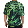 T-shirt Cannabis Psychédélique Vert (M)
