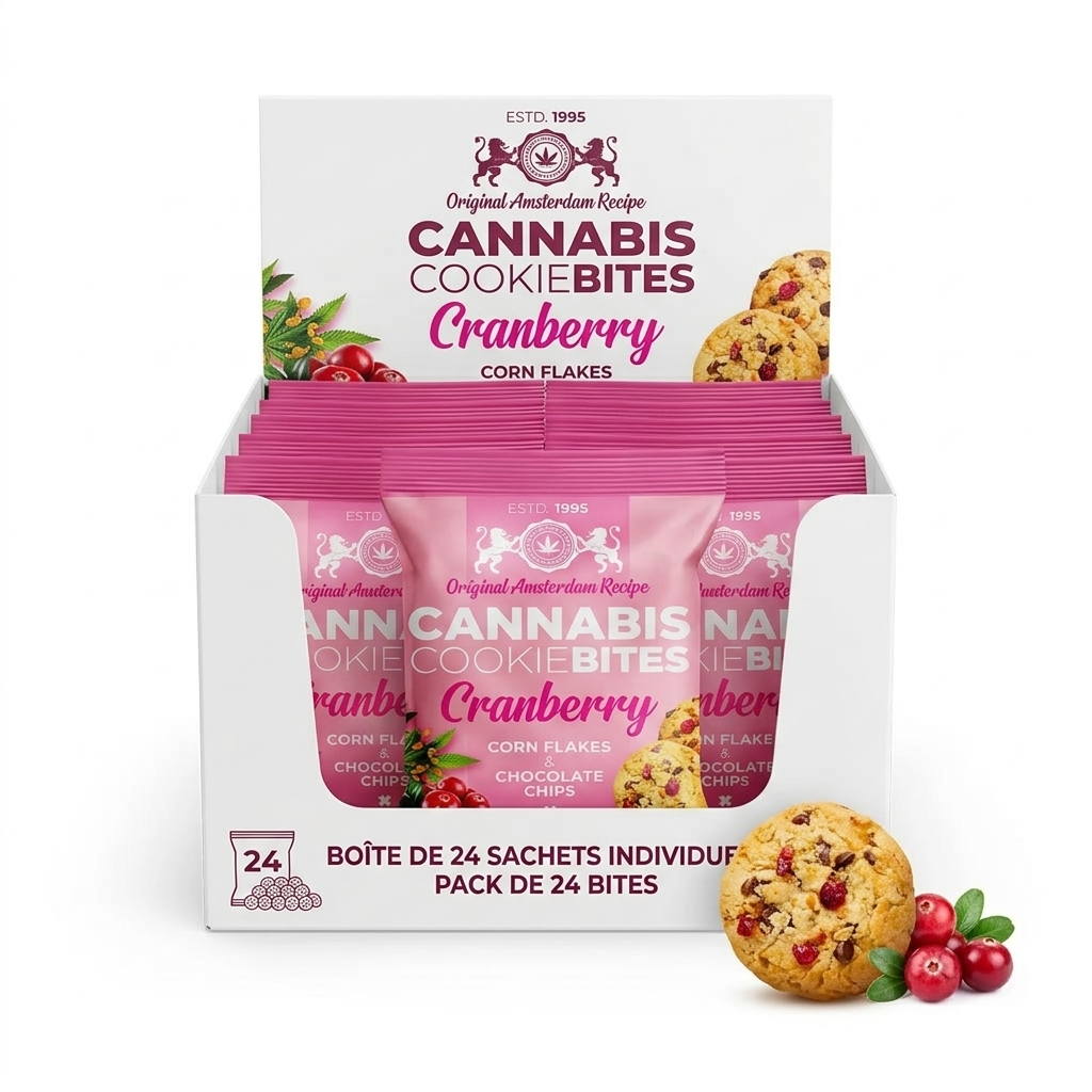 Cookies Canneberge - Boîte de 24 cookies | MULTITRANCE