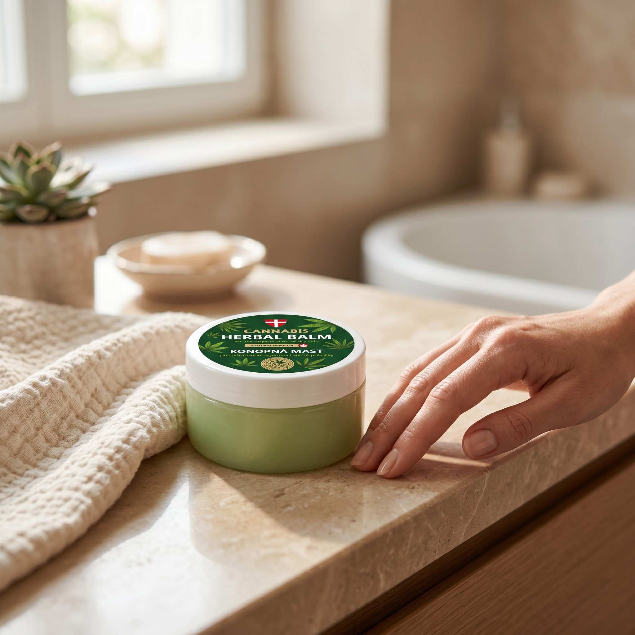 Pommade aux Herbes au Chanvre – Soin Régénérant, 100 ml Palacio