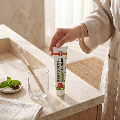 Dentifrice au chanvre HEMP & DENT - Soin doux, 75 g Palacio