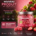 Gummies Complexe CB2 Confort Bonbon Fraise 12mg | Novaloa