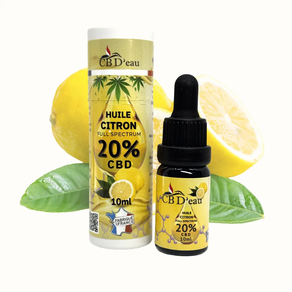 Huile CBD 20% full spectrum Citron