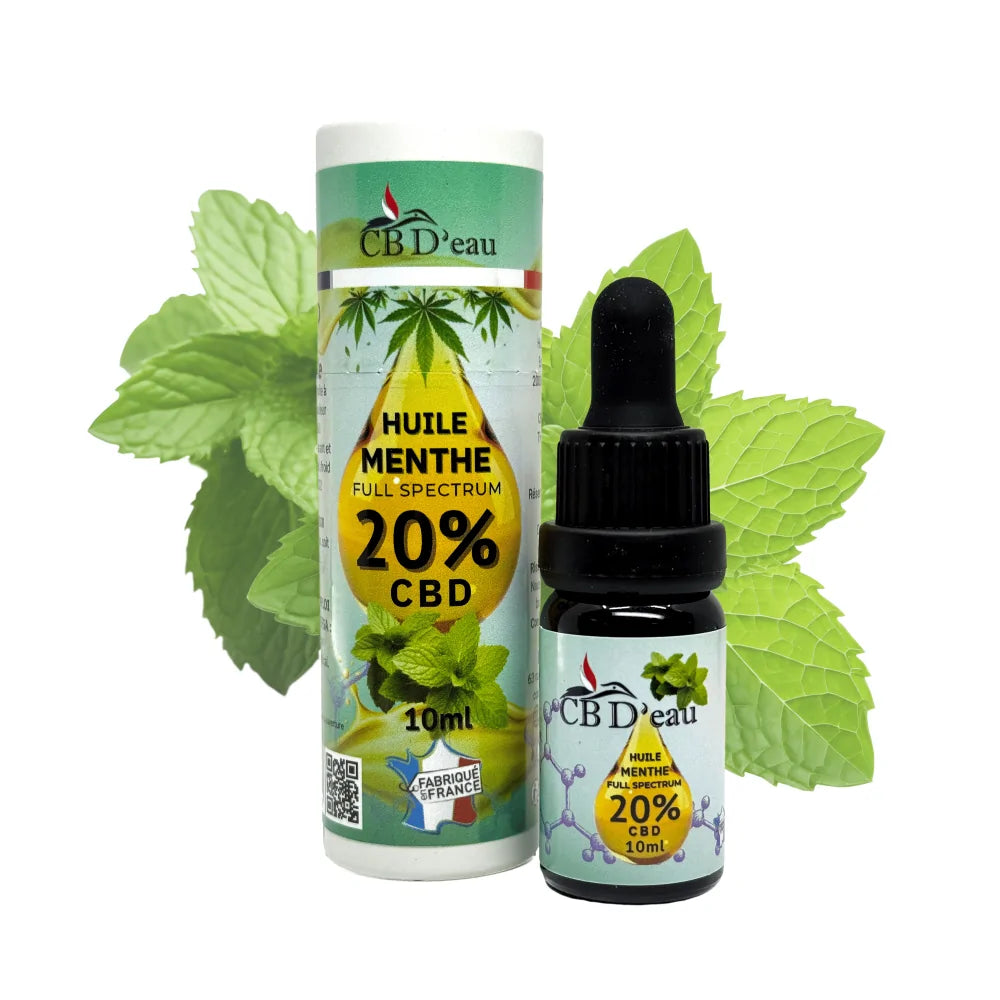 Huile CBD 20% full spectrum Menthe